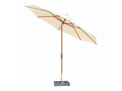 wind up parasol with crank & tilt