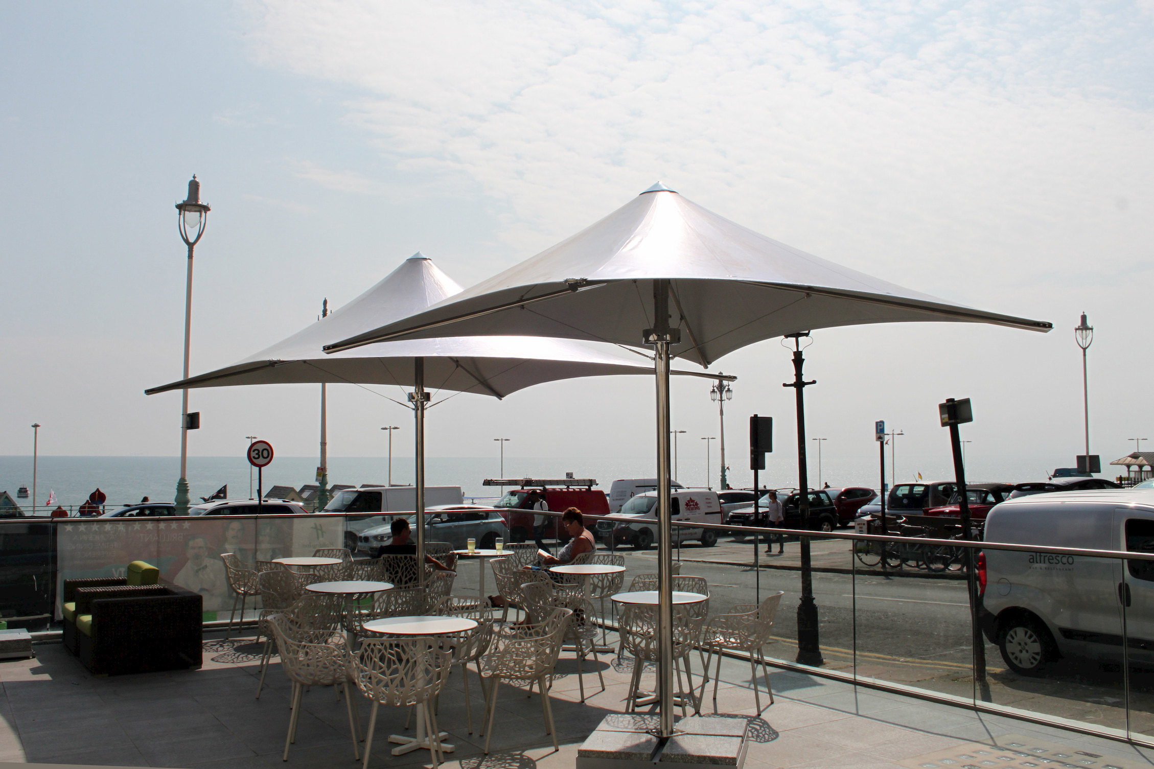 large garden parasols